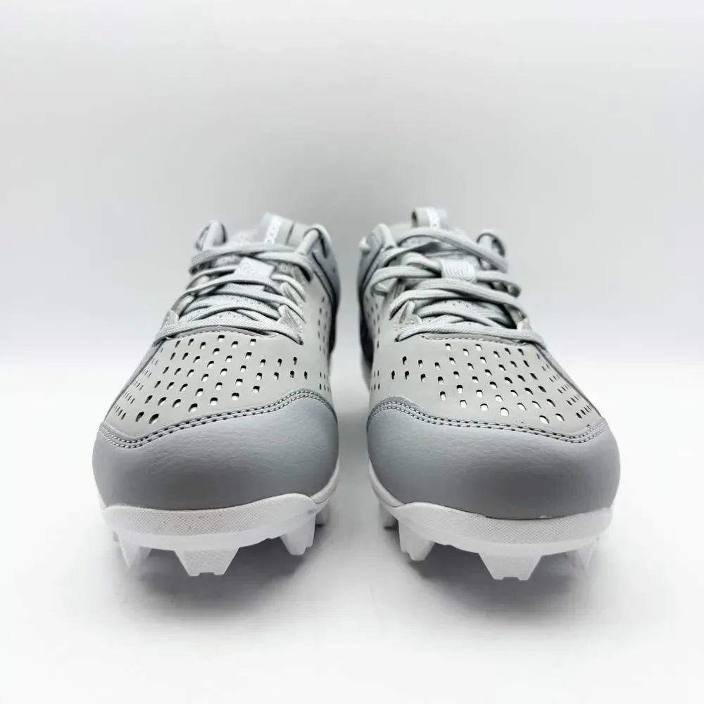 Under Armour Mens Leadoff Low RM Molded Baseball Cleats Size 12 Grey White NWOB